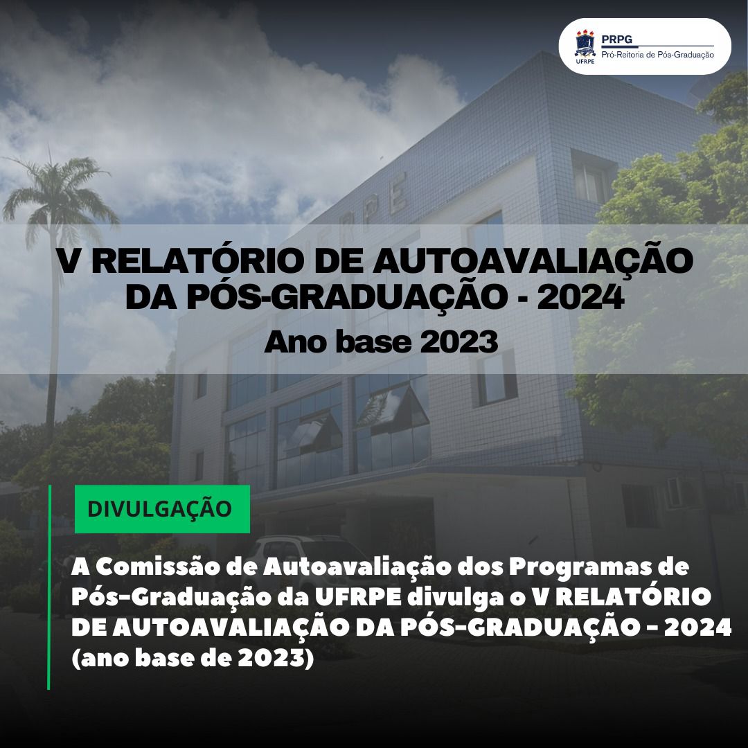V Relatorio de Autoavaliação